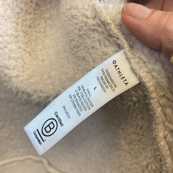 Athleta Tugga Sherpa Jacket Large - Picture 5 of 14